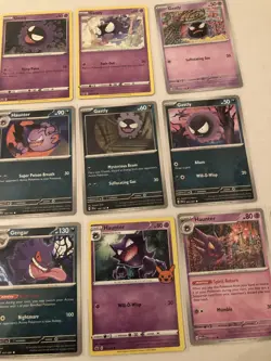 Lot Of 13 Gastly Haunter And Gengar Pokemon Cards - Image 5