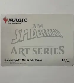 Symbiote Spider-Man - Gold Stamped Signature - Art Series 40/54 - Art Card MTG - Image 4