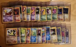 Pokemon 1st Edition Team Rocket Common Card Set 24 Card Lot NM-GM - Image 1
