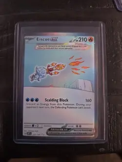Pokemon Card TCG Eiscue EX 222/197 Obsidian Flames SiR English NM - Image 1