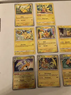 Lot Of Pikachu and Raichu Pokemon Cards (10 Cards) - Image 2