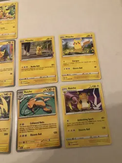 Lot Of Pikachu and Raichu Pokemon Cards (10 Cards) - Image 4