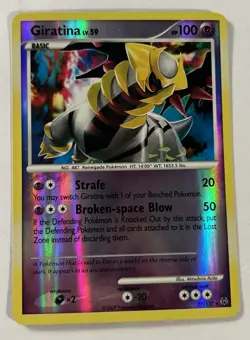 Pokemon Giratina TCG Platinum Reverse Holo Card 27/127 LP - Image 1