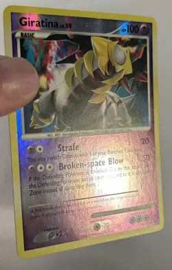 Pokemon Giratina TCG Platinum Reverse Holo Card 27/127 LP - Image 2
