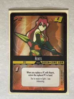Dot Hack .Hack Enemy TCG Promo Foil Spades 4P5 Queen-Long Arm Card M/NM - Image 1