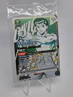 Yusuke Urameshi (038) (Winner) - Union Arena Promotion Cards (UEPR) - Sealed - Image 1