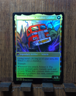 MTG🎇 Optimus Prime, Hero (FOIL) Universes Beyond: Transformers😘 NEAR MINT !! - Image 3