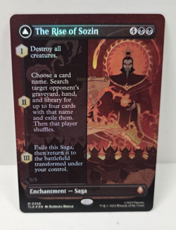 The Rise of Sozin 0356 FOIL Borderless Mythic - MTG Avatar The Last Airbender - Image 1