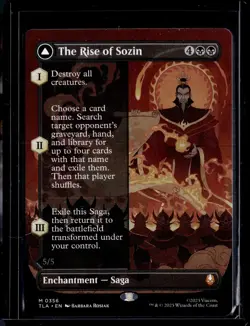 The Rise of Sozin (Borderless) - 356 - TLA - NM - MTG Magic the Gathering - Image 1