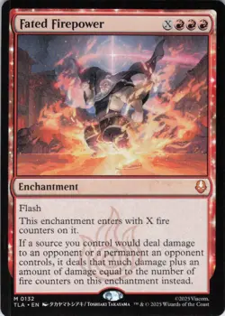 MTG Fated Firepower (132) | NM | Avatar: The Last Airbender {TLA} - Image 1