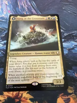 1x - Aang, at the Crossroads - FOIL #203 - Avatar: The Last Airbender - NM MTG - Image 1