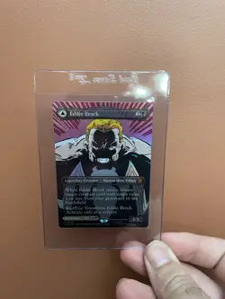 Venom, Lethal Protector/Eddie Brock MTG Spider-Man Mythic Borderless Foil #233 - Image 2
