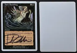 SIGNED MtG Magic Rebecca Guay Seventh Ed 7E Artist Proof _ DARK BANISHING _100K! - Image 1