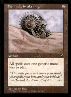 MTG Helm of Awakening LP Light Play Visions [3314] - Image 1