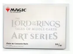 PLAINS 30/81 ART SERIES LORD OF THE RINGS MTG NM - Image 2