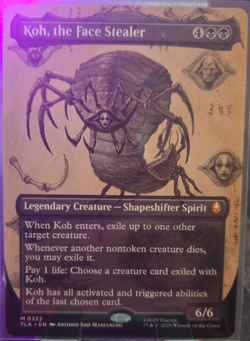 Koh, the Face Stealer (Borderless) Mythic MTG Avatar - Image 1