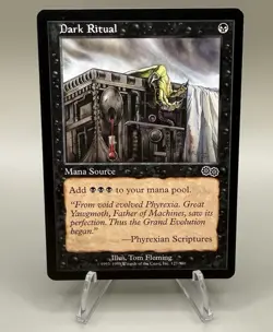 Magic: The Gathering - Dark Ritual - Urza's Saga - 127/350 MTG LP - Image 1