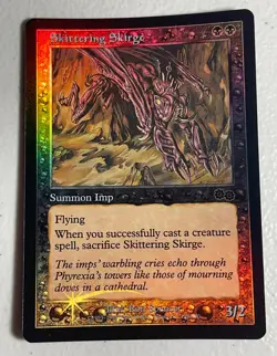 MTG Magic The Gathering Skittering Skirge Foil -Arena Promo NM WotC Urza's Saga - Image 1
