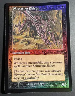 MTG Magic The Gathering Skittering Skirge Foil -Arena Promo NM WotC Urza's Saga - Image 2