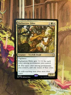 Faeburrow Elder Commander: Bloomburrow NM MTG - Image 1