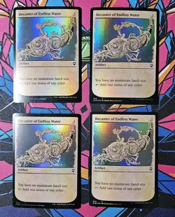 4x Decanter of Endless Water x4 NM Showcase Foil MTG Battle For Baldur's Gate - Image 1