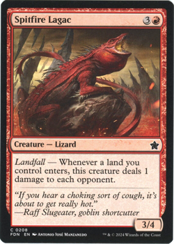 Spitfire Lagac - 0208 - Foundations - Magic the Gathering (MTG) - Image 1