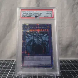 2023 YU-GI-OH! LC01-EN001 OBELISK THE TORMENTOR LIMITED QCSR PSA 8 - Image 3