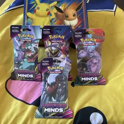 Pokemon TCG Sun & Moon Unified Minds Booster Pack 2019 Sealed (1) pack random - Image 1