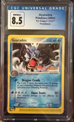 Gyarados Ex Dragon Prerelease - 32/97 Pokemon Vintage CGC 8.5 - Image 1