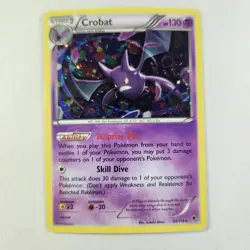 Crobat 33/119 - Holo Rare - Pokemon TCG - Phantom Forces - LP - Image 1