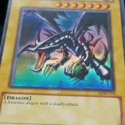 FOIL SHIFT Red-Eyes B. Dragon LOB-070 Ultra Rare Moderately Played Yugioh 2002 - Image 4