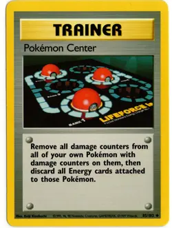 Pokemon - Base Set Pokemon Center 85/102 LP - Image 1