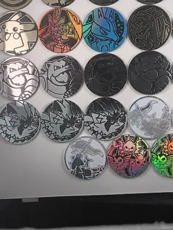 Lot of 33 Official Pokemon Jumbo Coins - Image 4