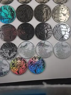 Lot of 33 Official Pokemon Jumbo Coins - Image 5