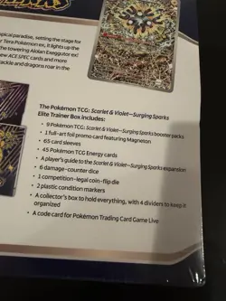 Pokemon S&V Surging Sparks Elite Trainer Box (ETB) - New, Factory Sealed - Image 5