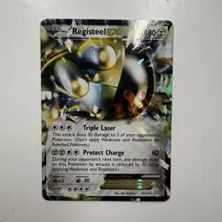 Pokemon - Registeel EX 81/124 Dragons Exalted Holo -LP Trading Card - Image 1