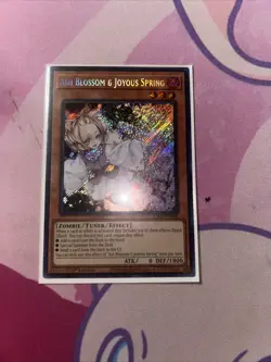 Yu-Gi-Oh! Ash Blossom & Joyous Spring RA01-EN008 Secret Rare 1st Edition NM - Image 1