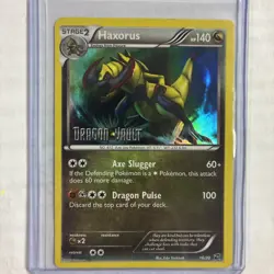 Haxorus 16/20 Dragon Vault Stamped Holo LP/MP Pokemon TCG - Image 1