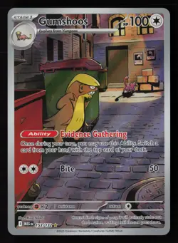 Gumshoos 153/132 ME01: Mega Evolution Pokemon TCG NM - Image 1