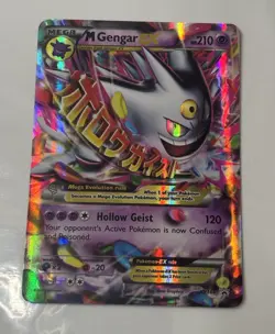 Pokemon TCG Mega M Gengar EX XY166 Black Star Promo Ultra Rare - Image 1