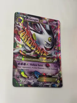 Pokemon TCG Mega M Gengar EX XY166 Black Star Promo Ultra Rare - Image 2
