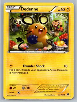 2015 Pokemon XY Breakthrough Base Dedenne #57 - Image 1