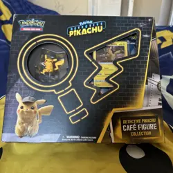 Pokemon Detective Pikachu Cafe Figure W/Promo Sealed Box - Image 1