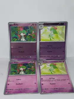 Kirlia 059/132 & Ralts 058/132 Pokemon TCG Mega Evolution 4x Playset - Image 1