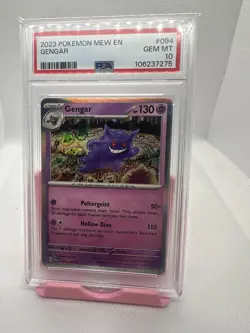 2023 POKEMON MEW EN-151 #094 GENGAR PSA 10 - Image 1