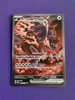 Pokemon Prismatic Evolutions Bloodmoon Ursaluna EX Sir 168/131 - Image 1