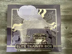POKEMON CENTER EXCLUSIVE Chilling Reign Ice Rider ERROR ETB Elite Trainer Box - Image 1