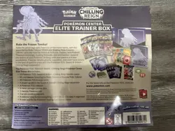 POKEMON CENTER EXCLUSIVE Chilling Reign Ice Rider ERROR ETB Elite Trainer Box - Image 3