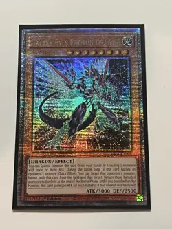 Galaxy-Eyes Photon Dragon (Alt Art) 1ST ED QCR RA04-EN008 Yu-Gi-Oh! - Image 1