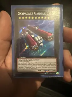 Yu-Gi-Oh! TCG Skypalace Gangaridai Number Hunters NUMH-EN045 1st Edition Secret - Image 1